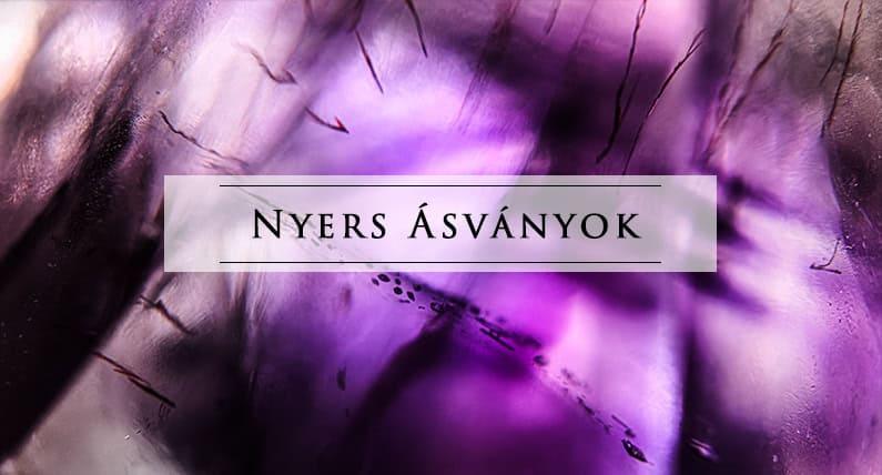 nyers ásványok