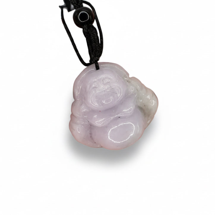 Valódi Kínai Levendula Jádeit Buddha medál