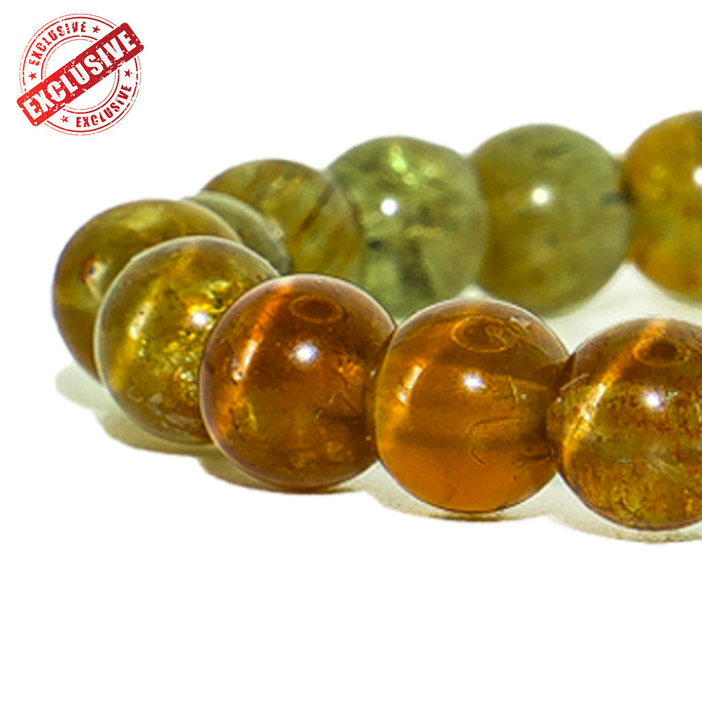 Igazi ritkaság! Srí Lankai kezeletlen Krizoberill macskaszem karkötő