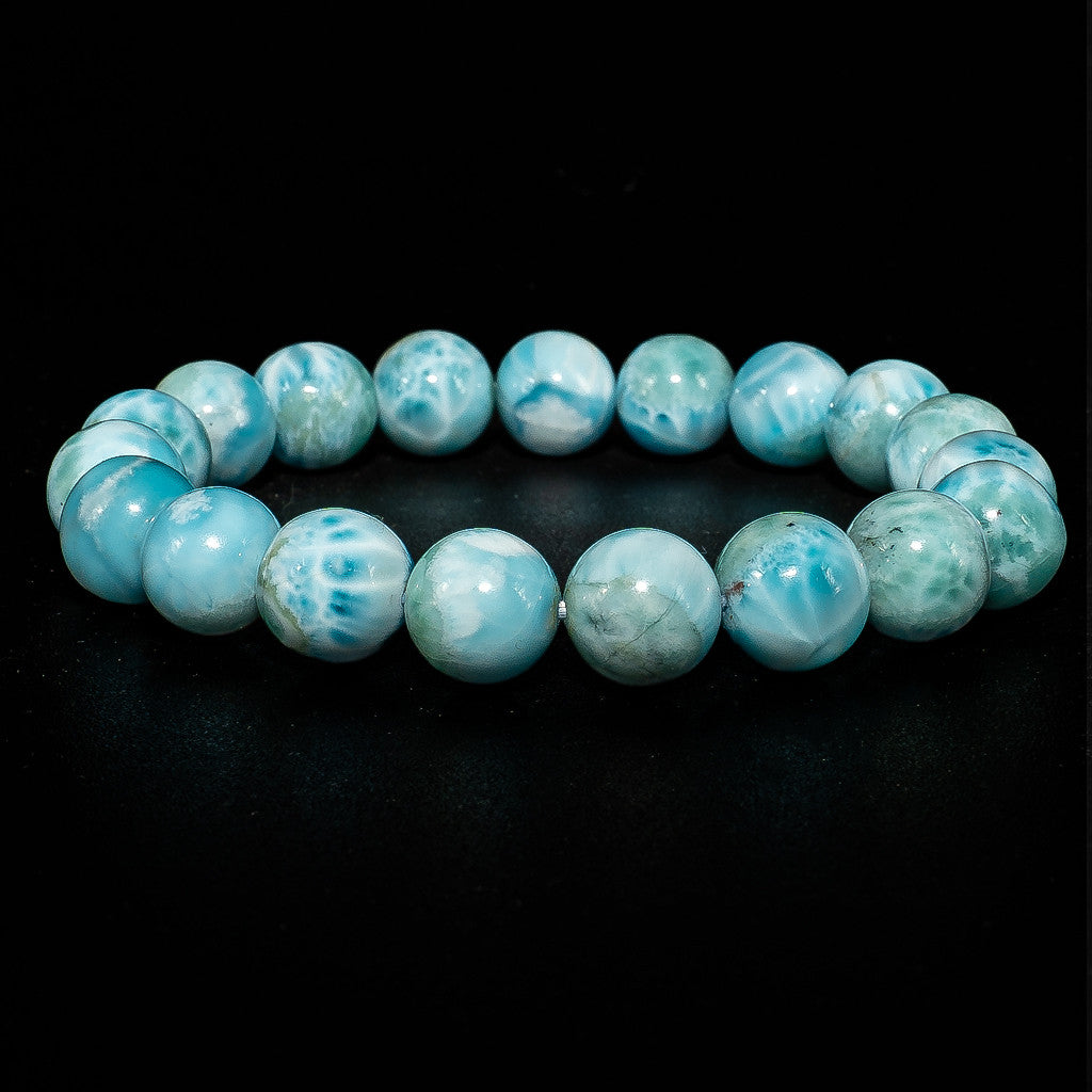 Extra minőségű Dominikai Larimar karkötő