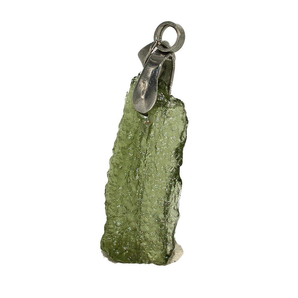 Csehországi természetes Moldavit medál