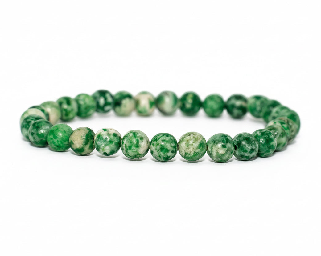 Kínai Epidot-Gránit karkötő