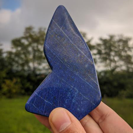 Afganisztáni Lapis Lazuli dísztárgy Pirittel