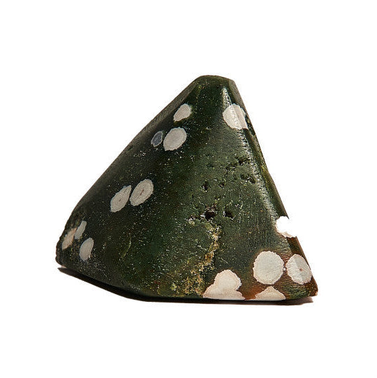 Madagaszkári sötétzöld Óceán Jáspis freeform dísztárgy