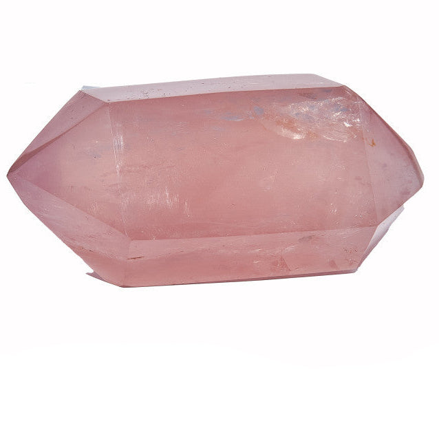 Madagaszkári extra minőségű Rózsakvarc két csúcs dísztárgy