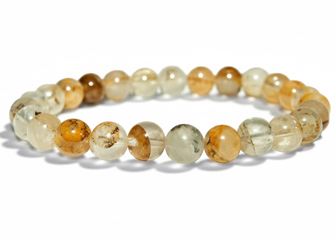 Brazíliai Dendrites Kvarc karkötő