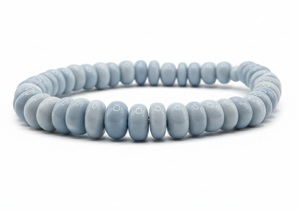 Perui világoskék Opál karkötő