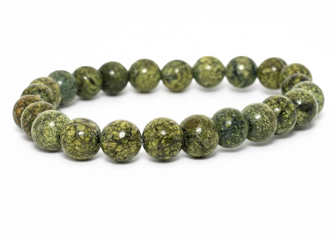 Orosz Antigoritos Szerpentin karkötő - Fenrir Stone - A Valódi Ásványok Otthona