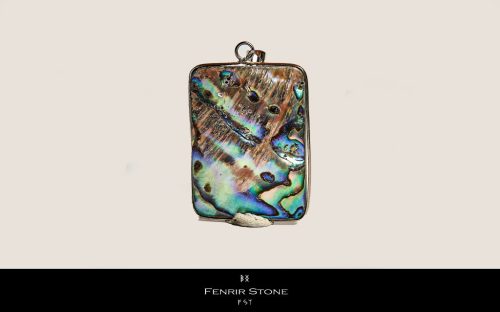 Madagaszkári Abalone / Pávakagyló kagylóhéj medál II-abalone-pavakagylo-kagylohej-medal-2-mg