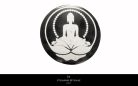 Marokkói Szatén Gipsz Buddha lótusz virágon korong-szaten-gipsz-buddha-lotusz-korong-ma